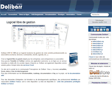 Tablet Screenshot of dolibarr.fr